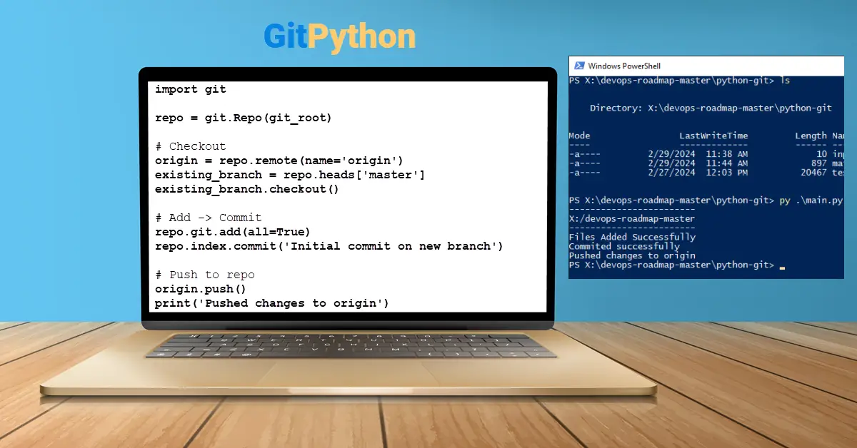 Use GitPython Library to Push Code to Git Repository
